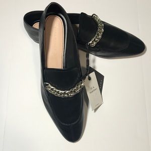 🌼 ZARA Loafers | Blk Leather | 39 (8) | NWT